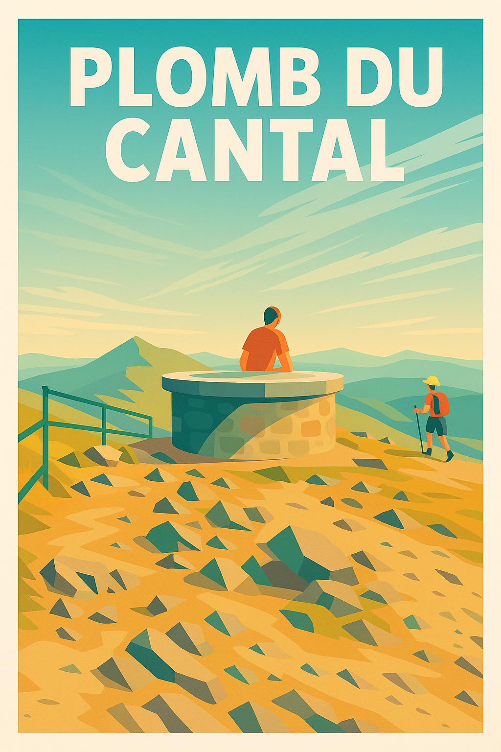 Affiche de Plomb du Cantal - Prenez de la hauteur au sommet de l'Auvergne