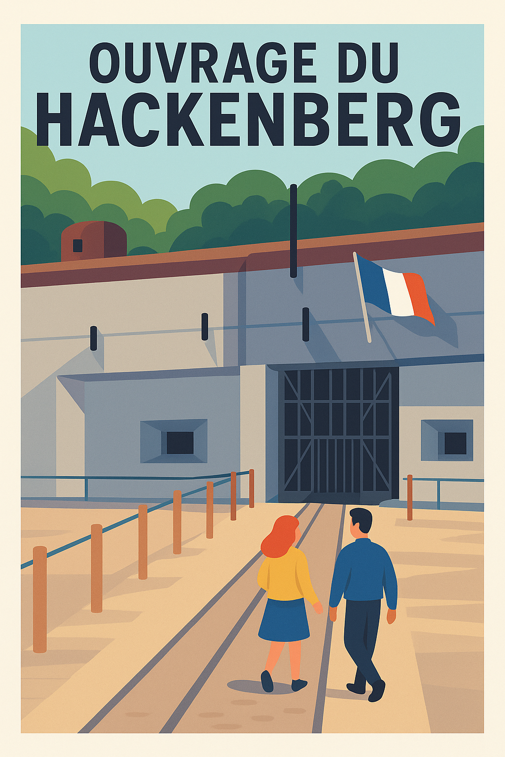 Affiche de Ouvrage du Hackenberg - Plongez au cœur de l'histoire de la Ligne Maginot