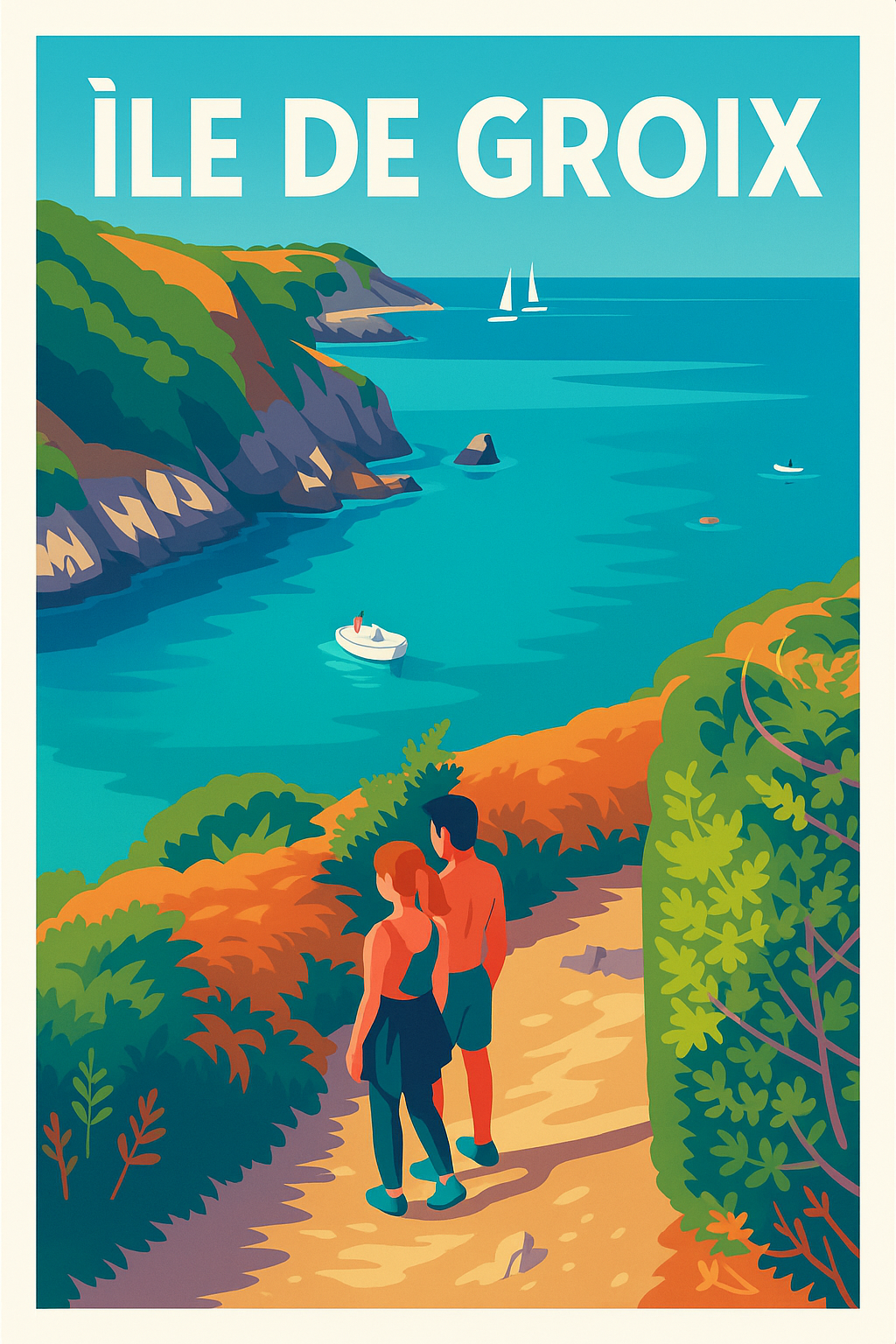 Affiche de Île de Groix - L'éclat sauvage de la Bretagne Sud