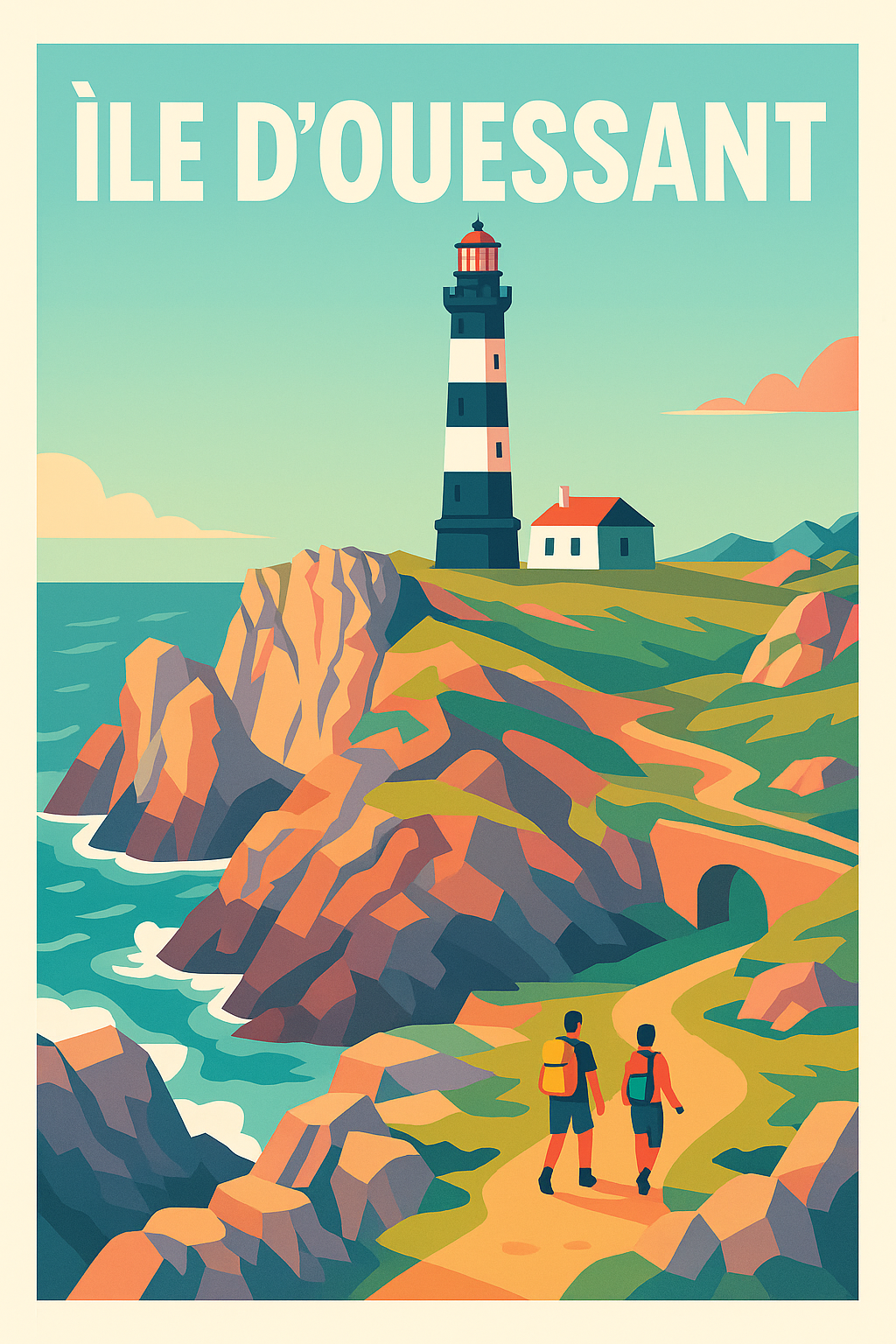 Affiche de Île d'Ouessant - L'éclat sauvage du bout du monde