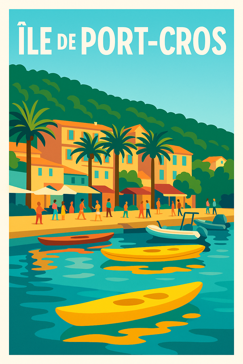 Affiche de Île de Port-Cros - L'écrin sauvage de la Méditerranée