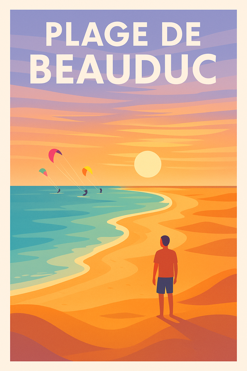 Affiche de Plage de Beauduc - L'esprit sauvage de la Camargue