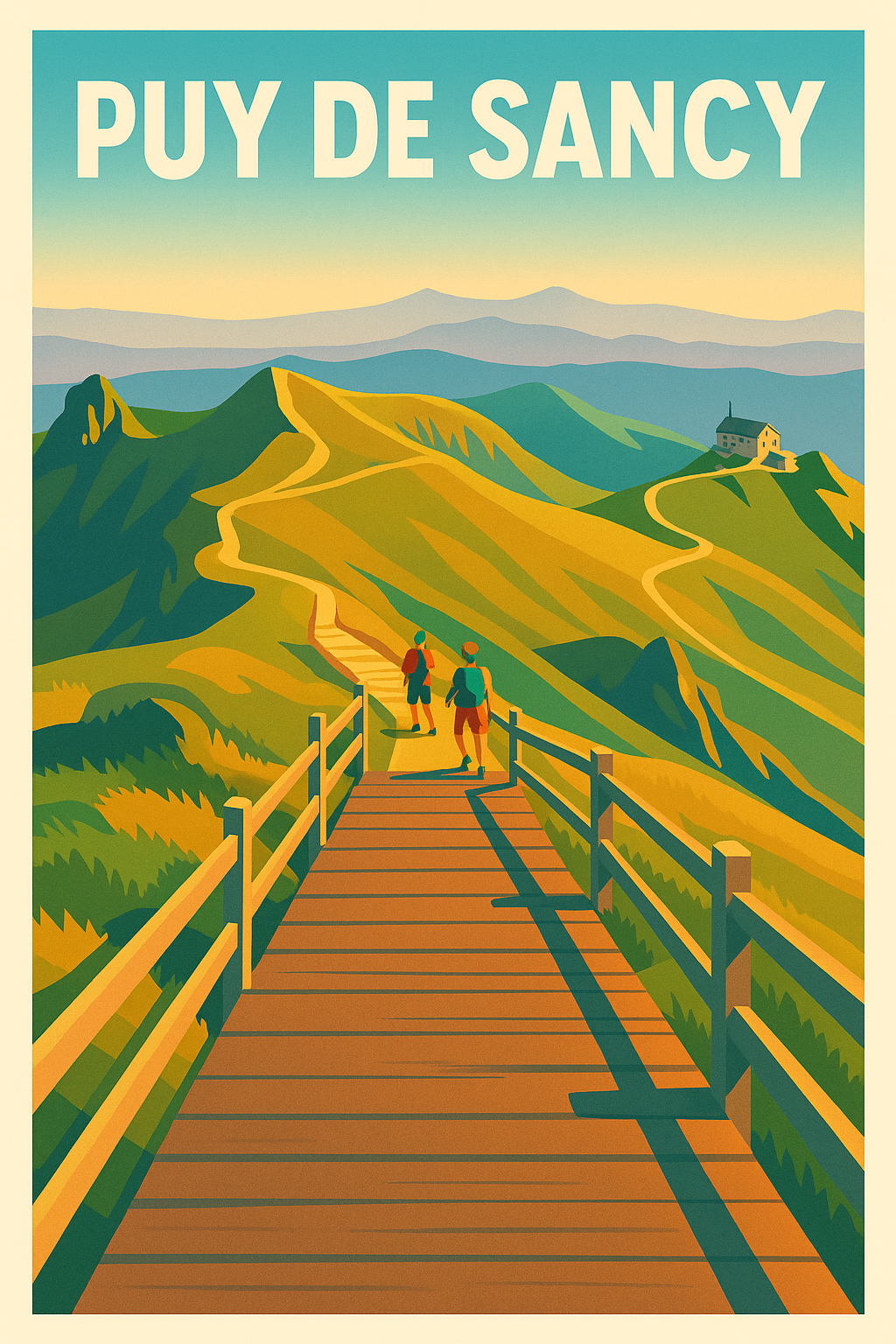 Affiche de Puy de Sancy - Sommet majestueux d'Auvergne