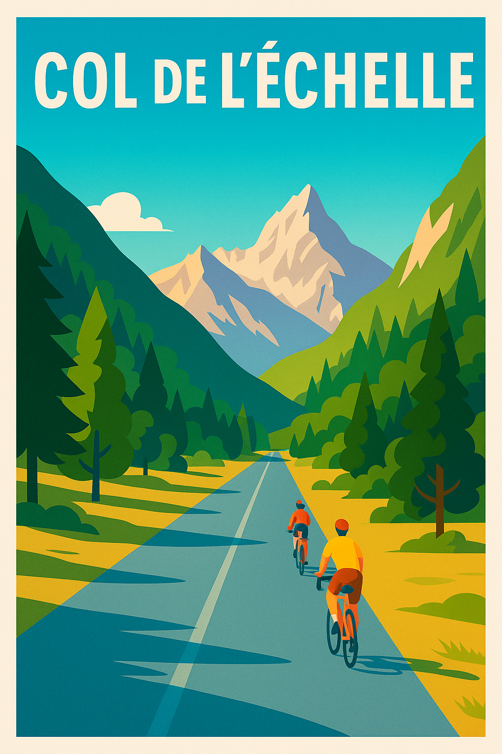 Affiche de Col de l'Échelle - L'ascension mythique au cœur des Alpes