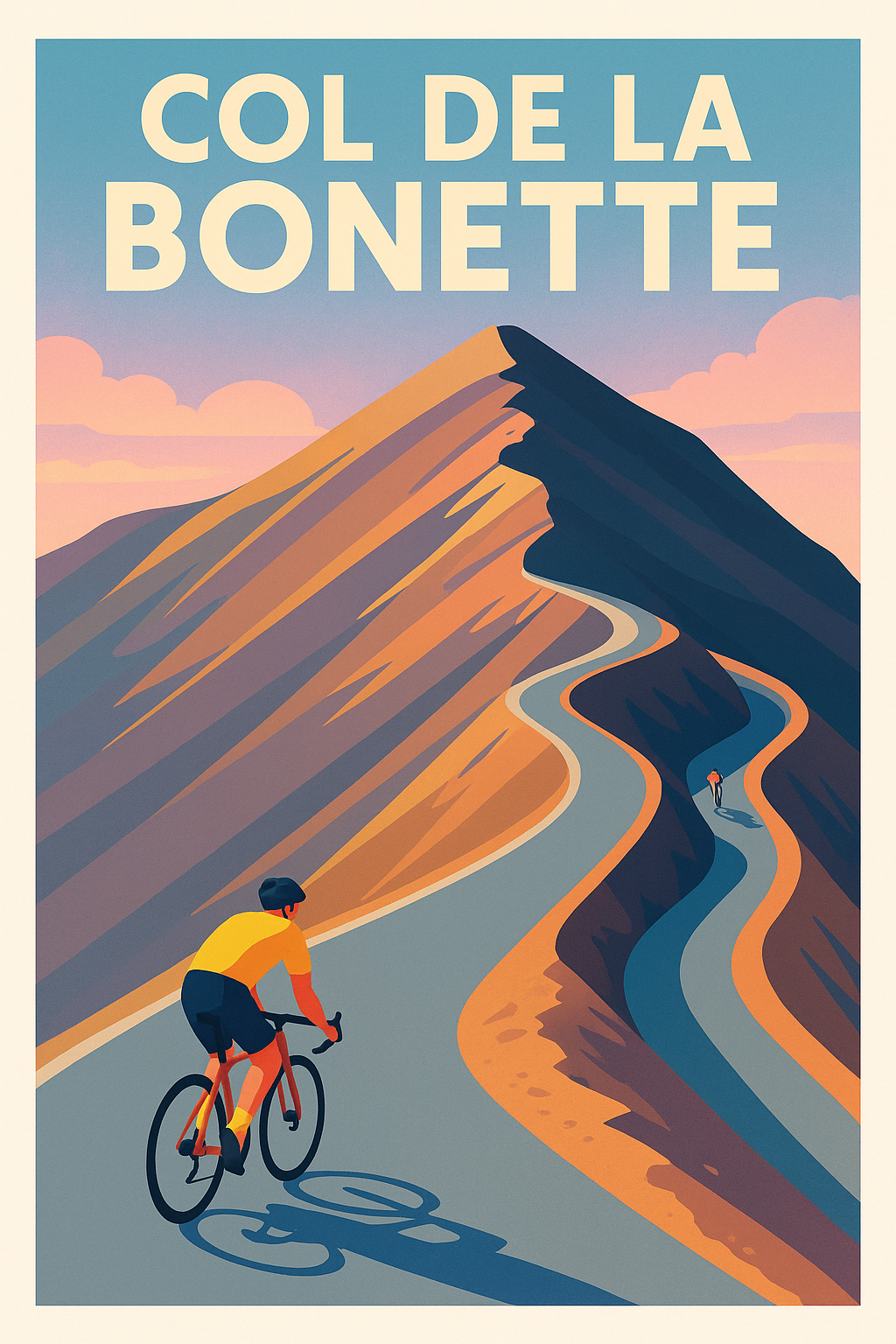 Affiche de Col de la Bonette - Hissez-vous sur le toit des Alpes