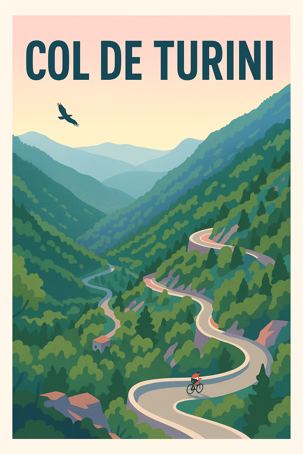 Affiche de Col de Turini - L'ascension légendaire au cœur des Alpes