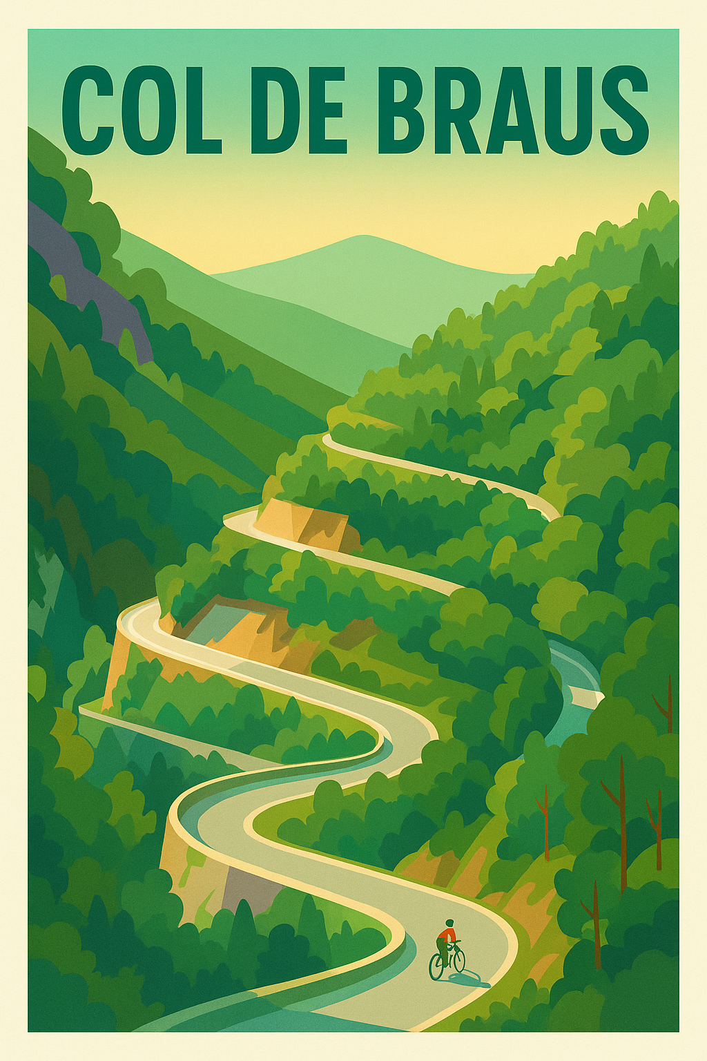 Affiche de Col de Braus - L'ascension mythique au cœur des Alpes-Maritimes