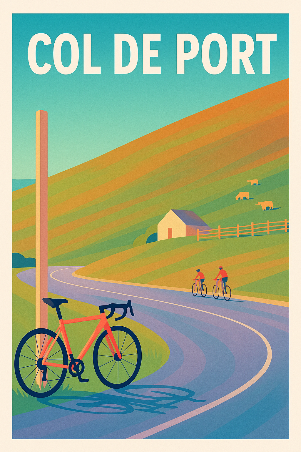 Affiche de Col de Port - L'ascension mythique des Pyrénées
