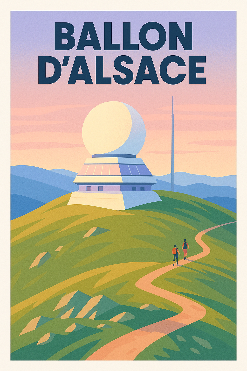 Affiche de Ballon d'Alsace - Sommet iconique et randonnée vosgienne