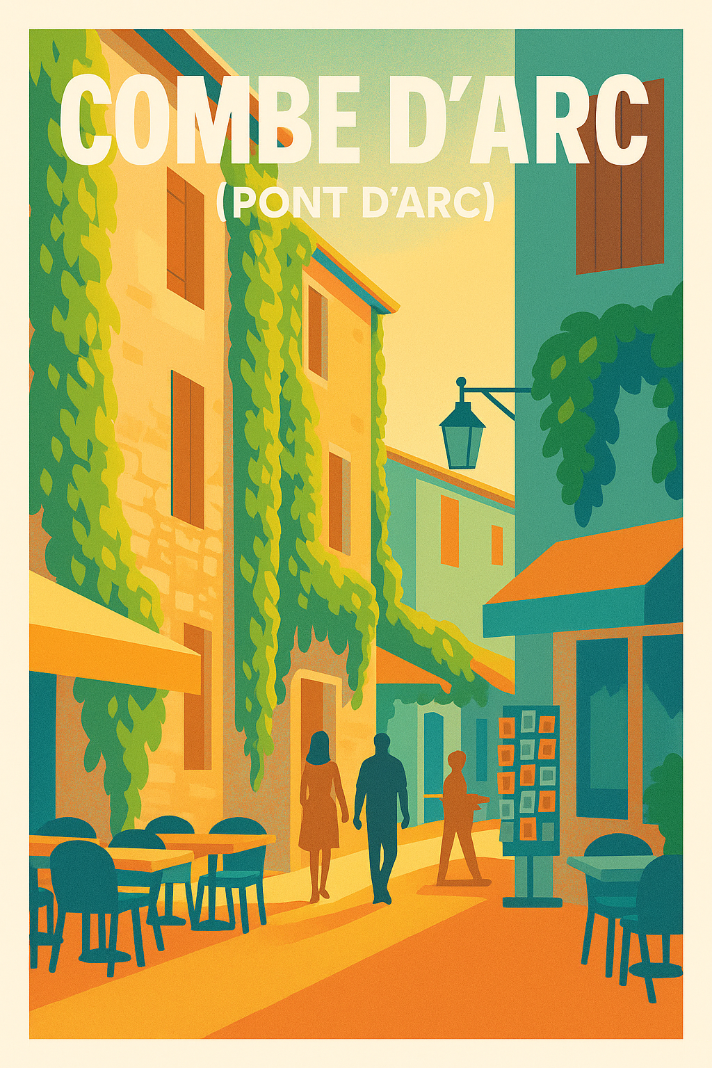 Affiche de Combe d'Arc - Évasion solaire au cœur de l'Ardèche