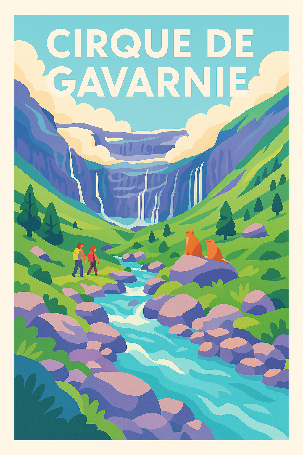 Affiche de Cirque de Gavarnie - L'éclat majestueux des Pyrénées dans votre salon