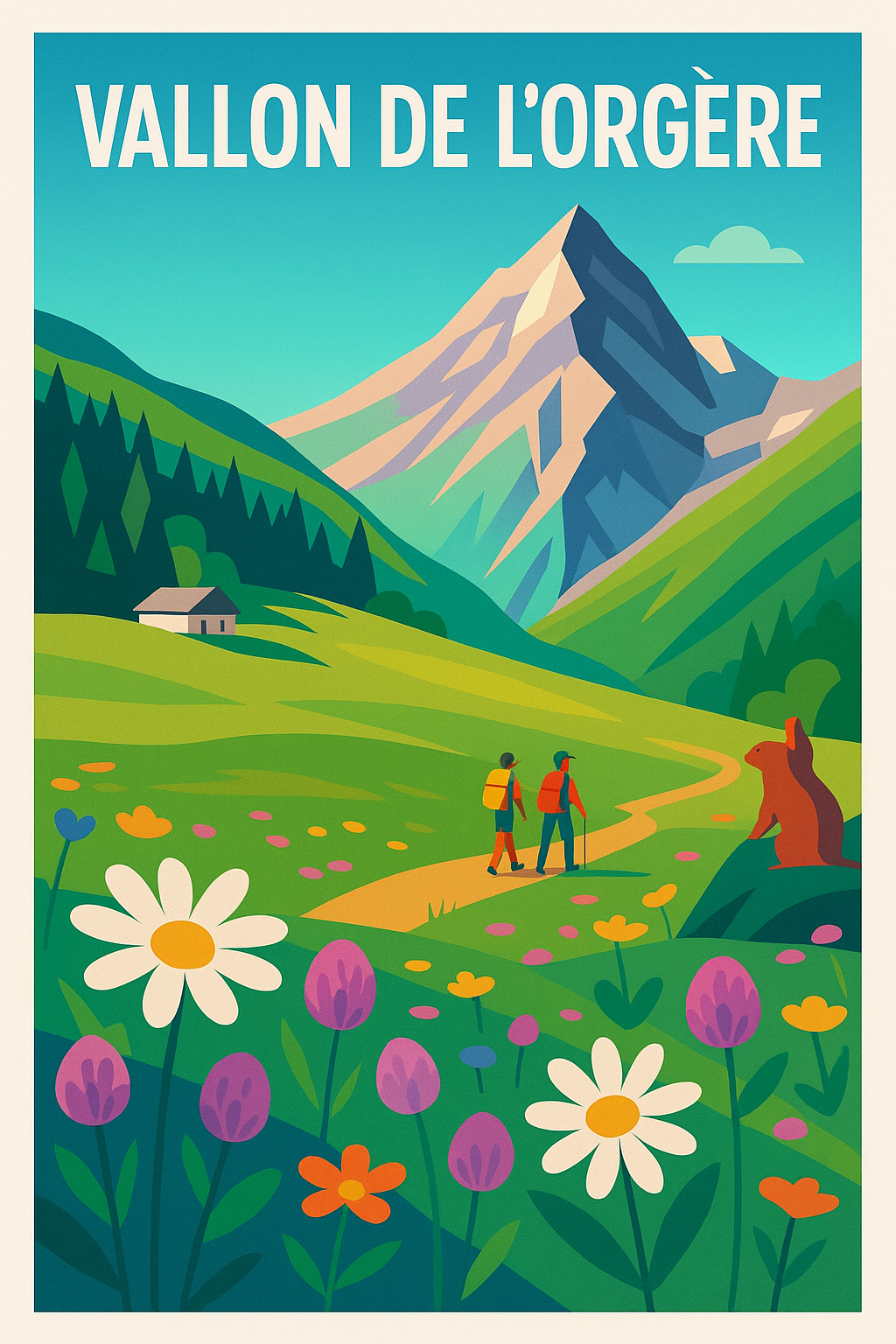 Affiche de Vallon de l'Orgère - Une évasion sauvage au cœur de la Vanoise