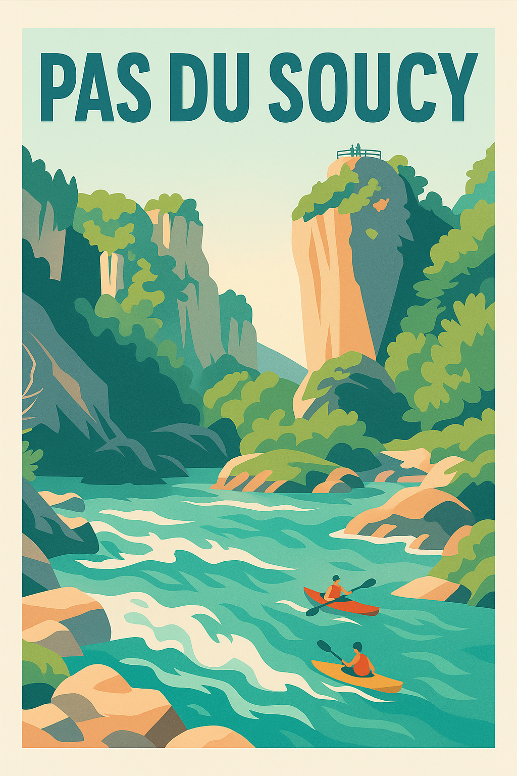 Affiche de Pas du Soucy - L'aventure sauvage au cœur des Gorges du Tarn