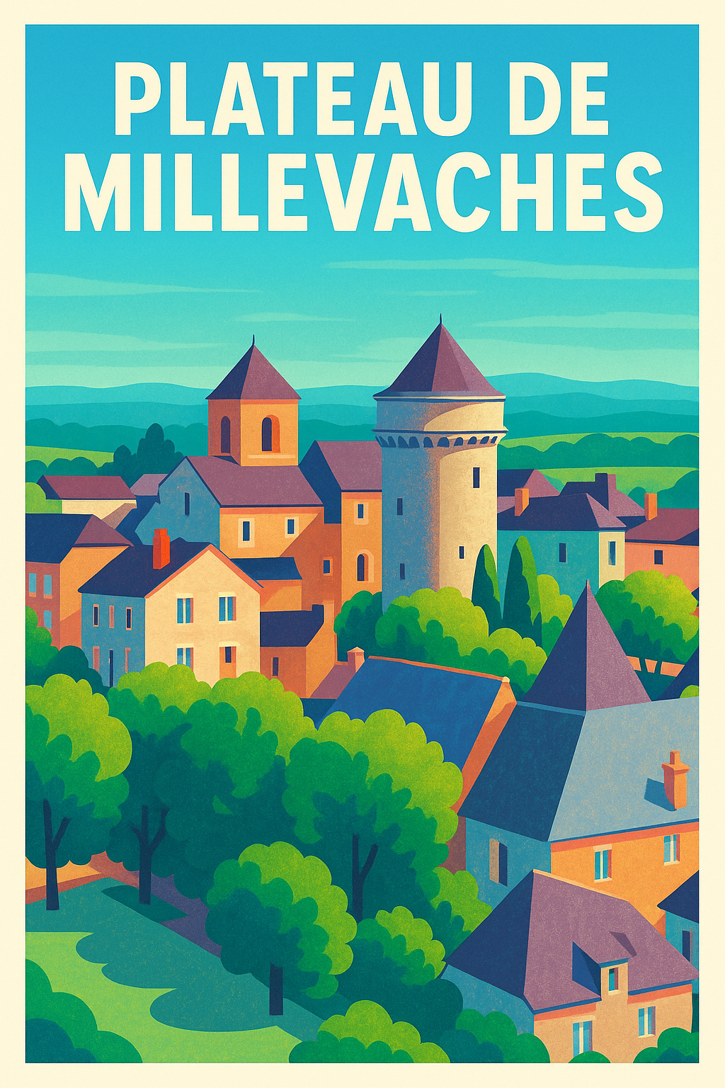 Affiche de Plateau de Millevaches - L'âme sauvage du Limousin