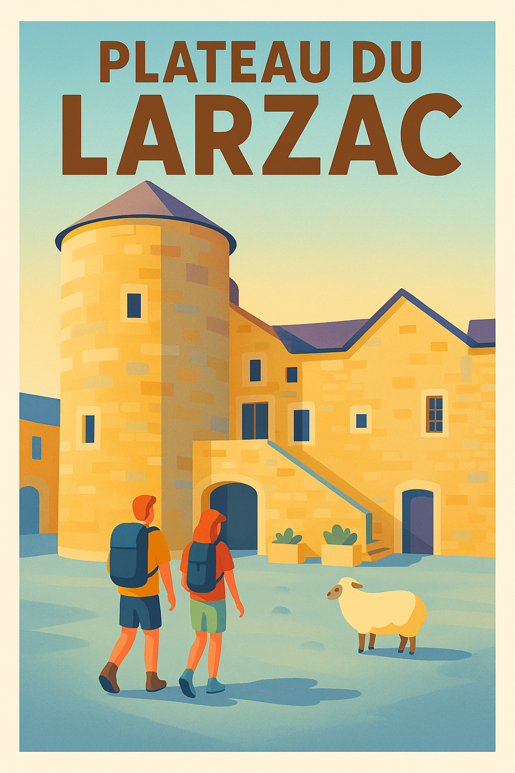 Affiche de Plateau du Larzac - L'évasion sauvage au cœur de l'Aveyron