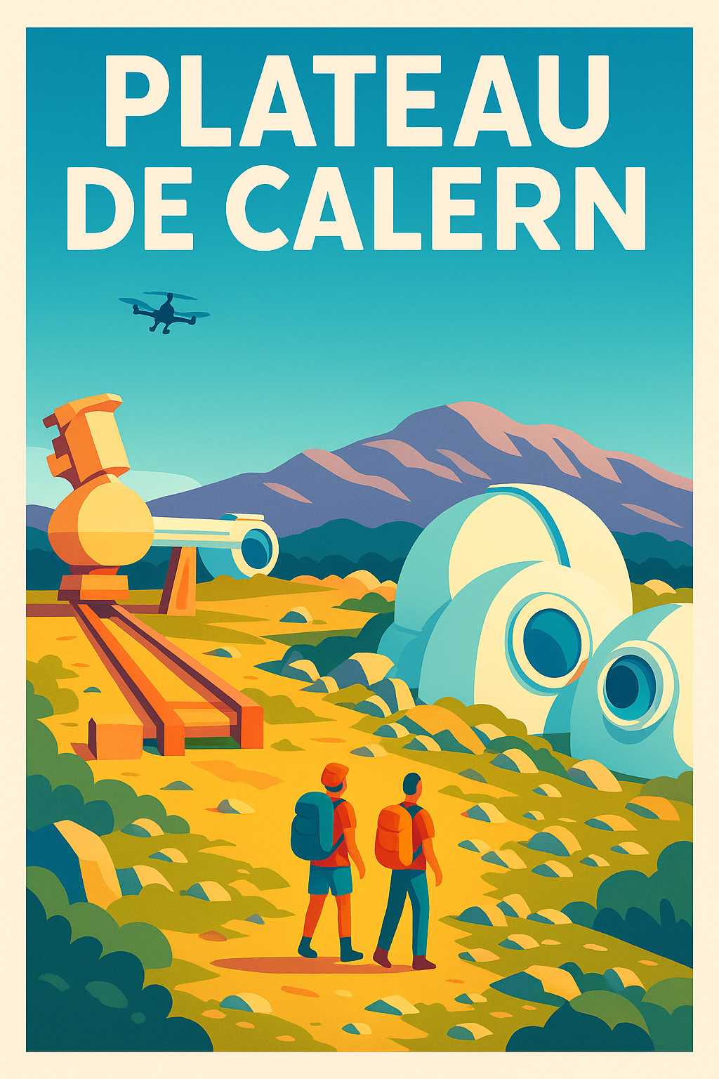 Affiche de Plateau de Calern - Entre science et nature sauvage