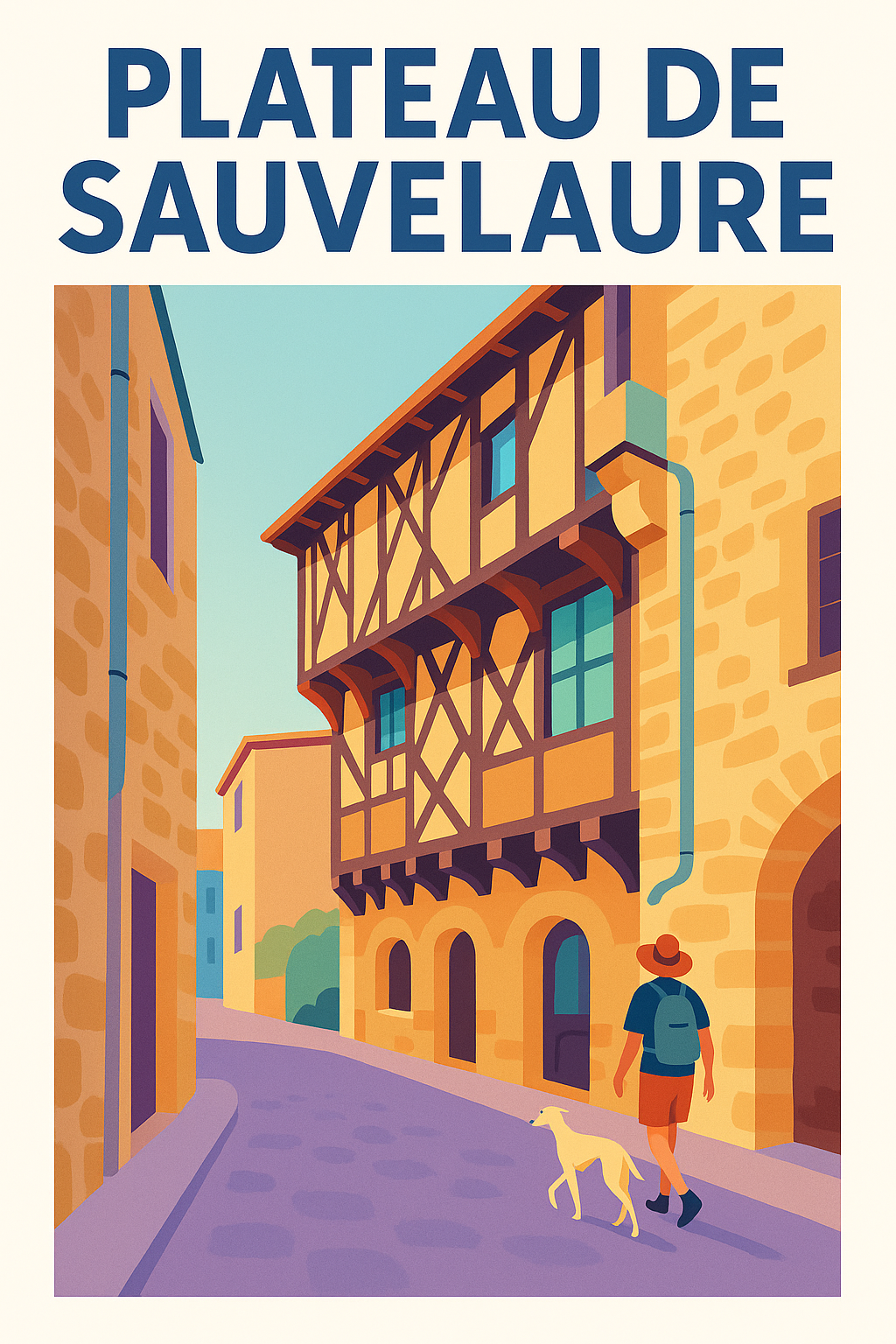 Affiche de Plateau de Sauvelaure - Charme médiéval et authenticité