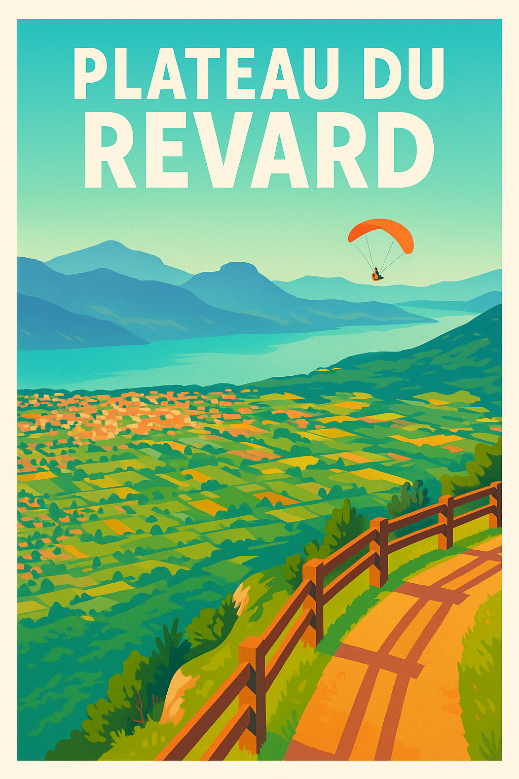 Affiche de Plateau du Revard - Prenez de la hauteur face au Mont Blanc