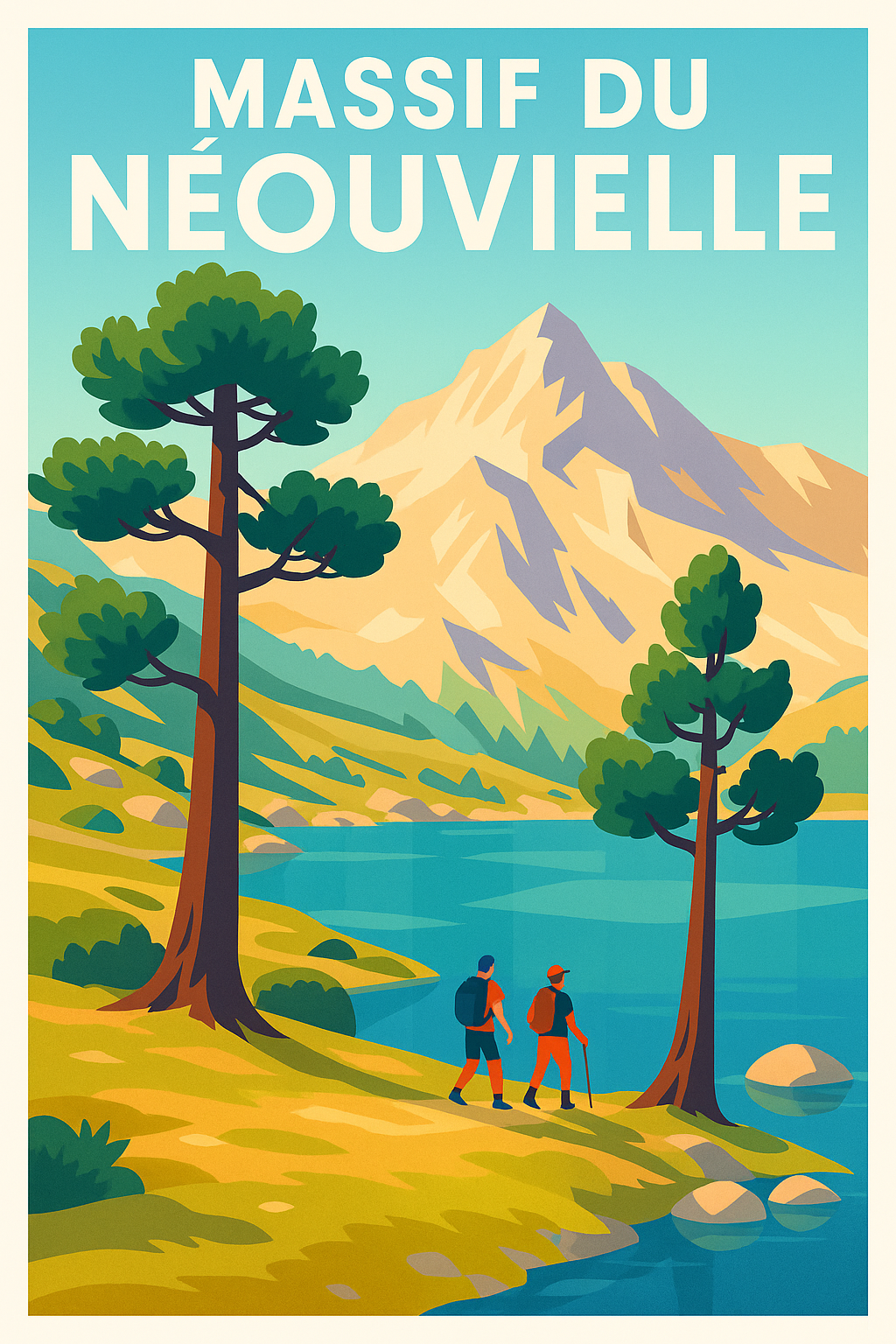 Affiche de Massif du Néouvielle - L'éclat sauvage des sommets pyrénéens