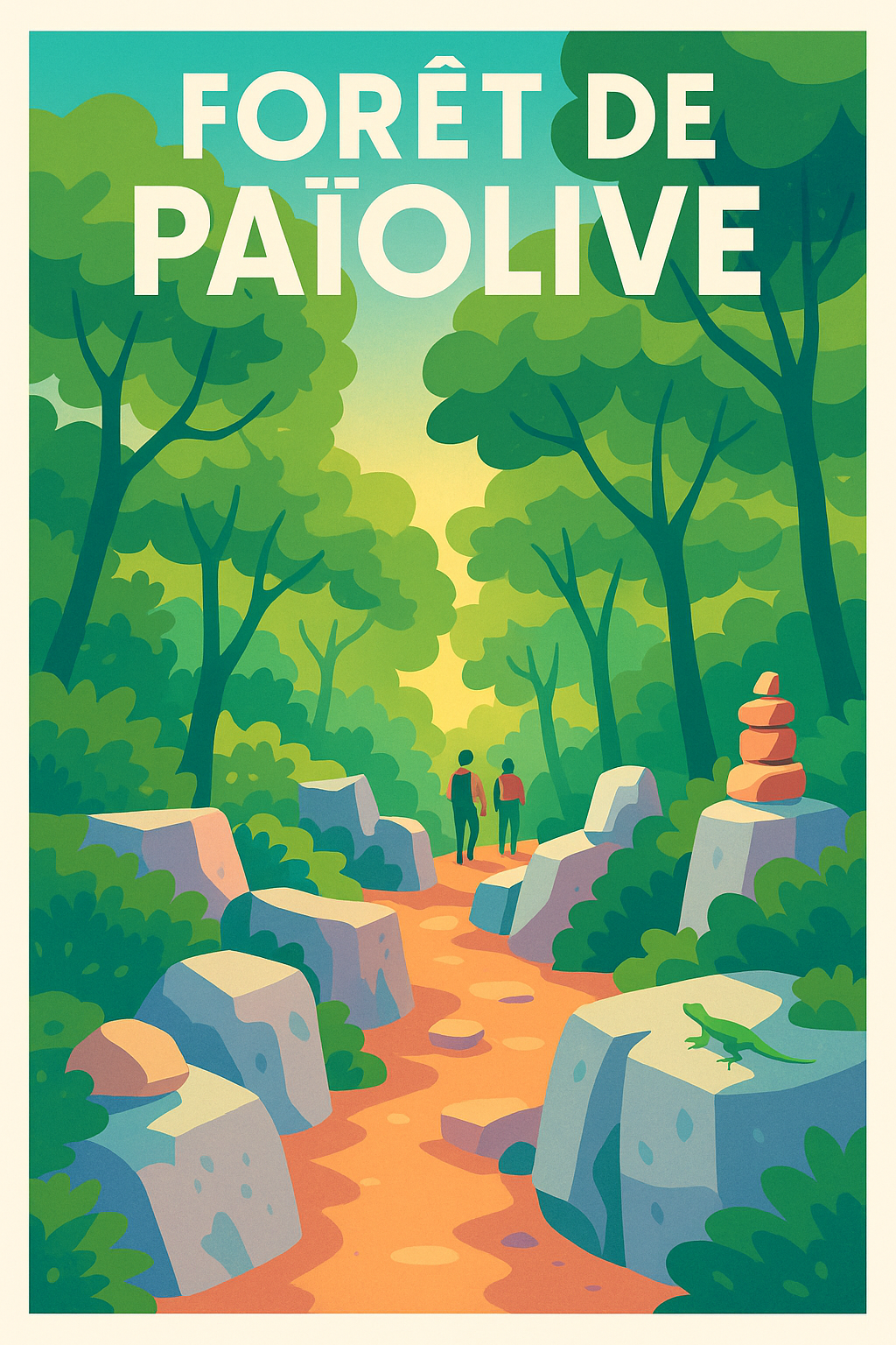 Affiche de Forêt de Païolive - L'aventure mystique au cœur de l'Ardèche