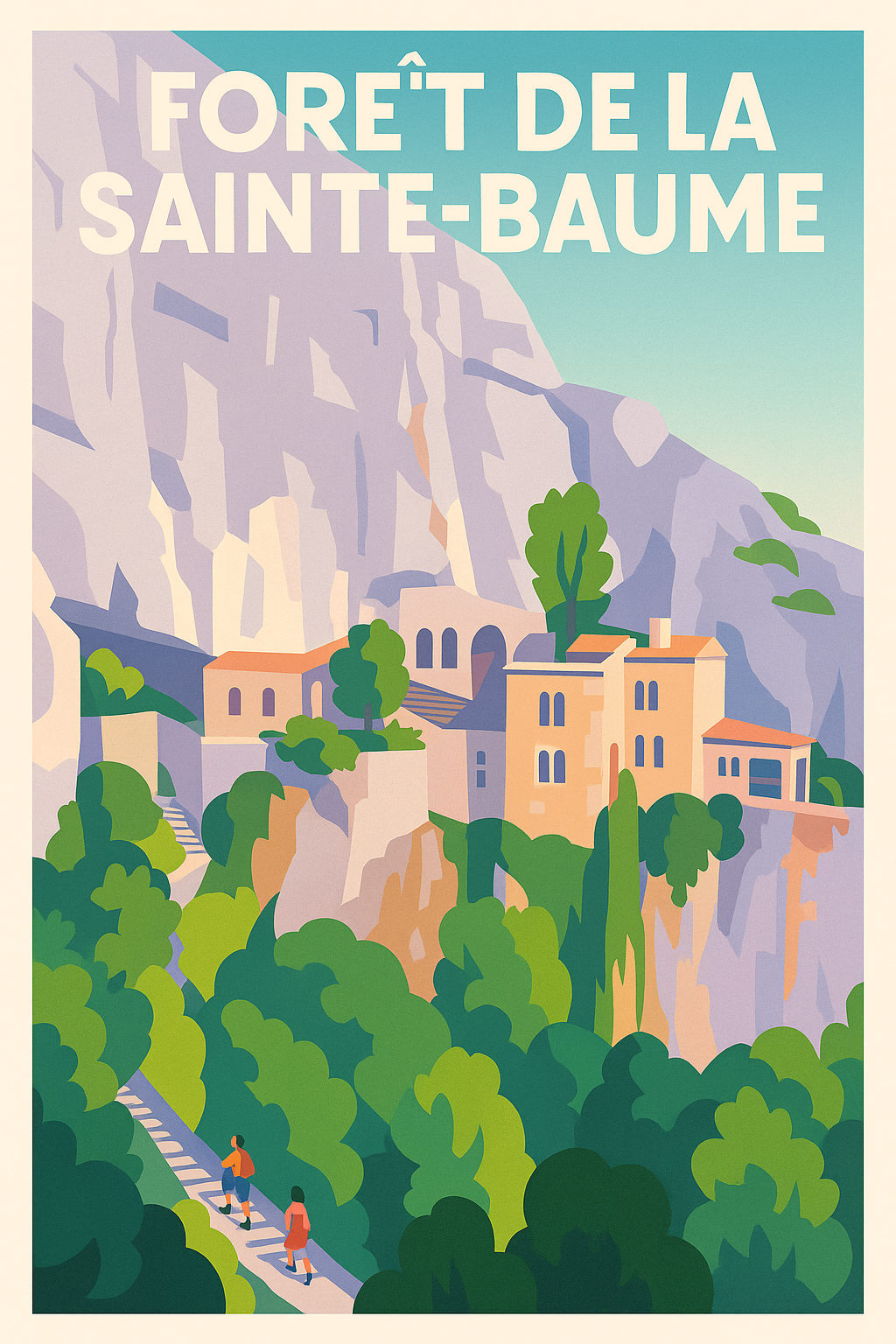Affiche de Forêt de la Sainte-Baume - Évasion mystique au cœur de la Provence