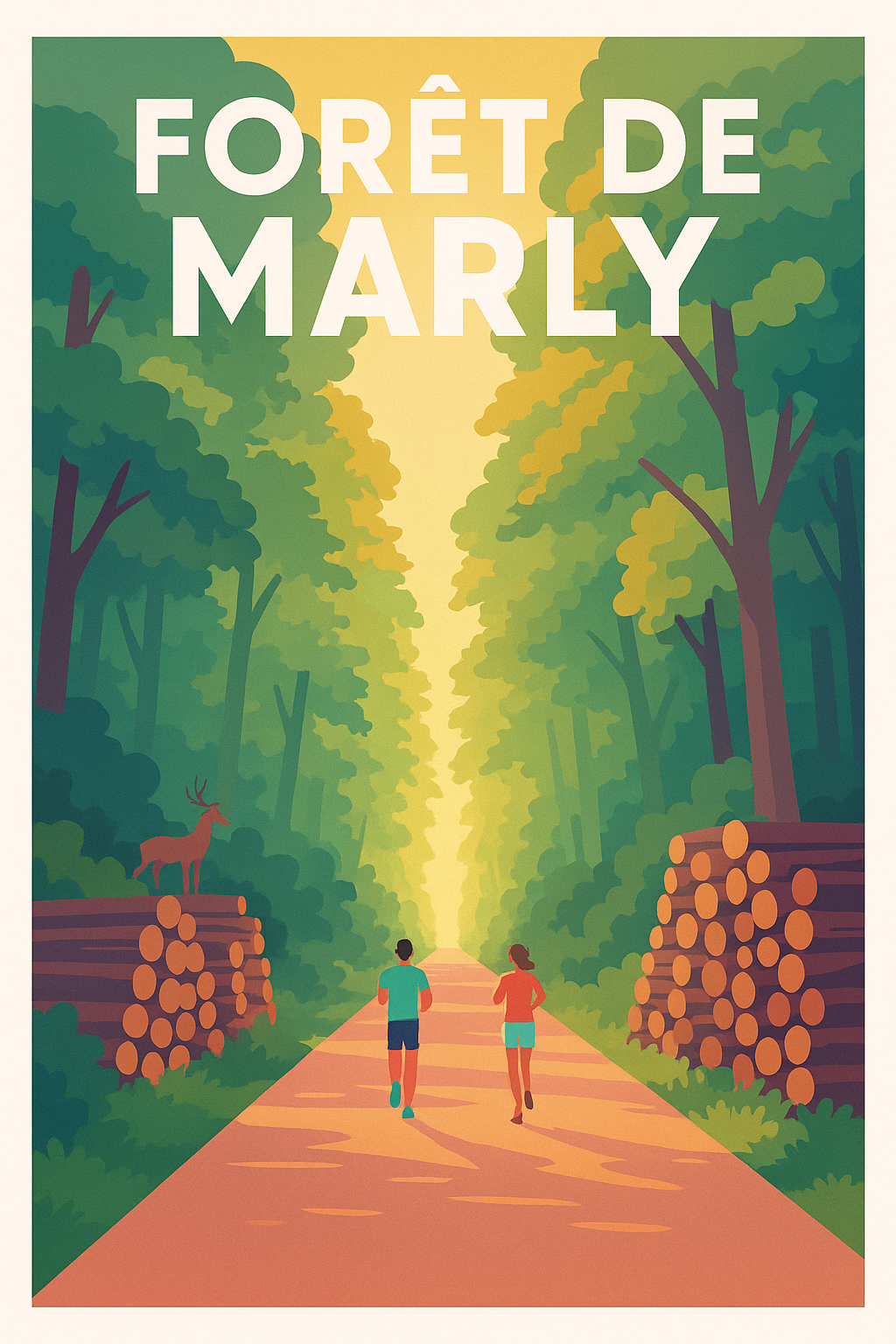 Affiche de Forêt de Marly - Une escapade naturelle et sportive