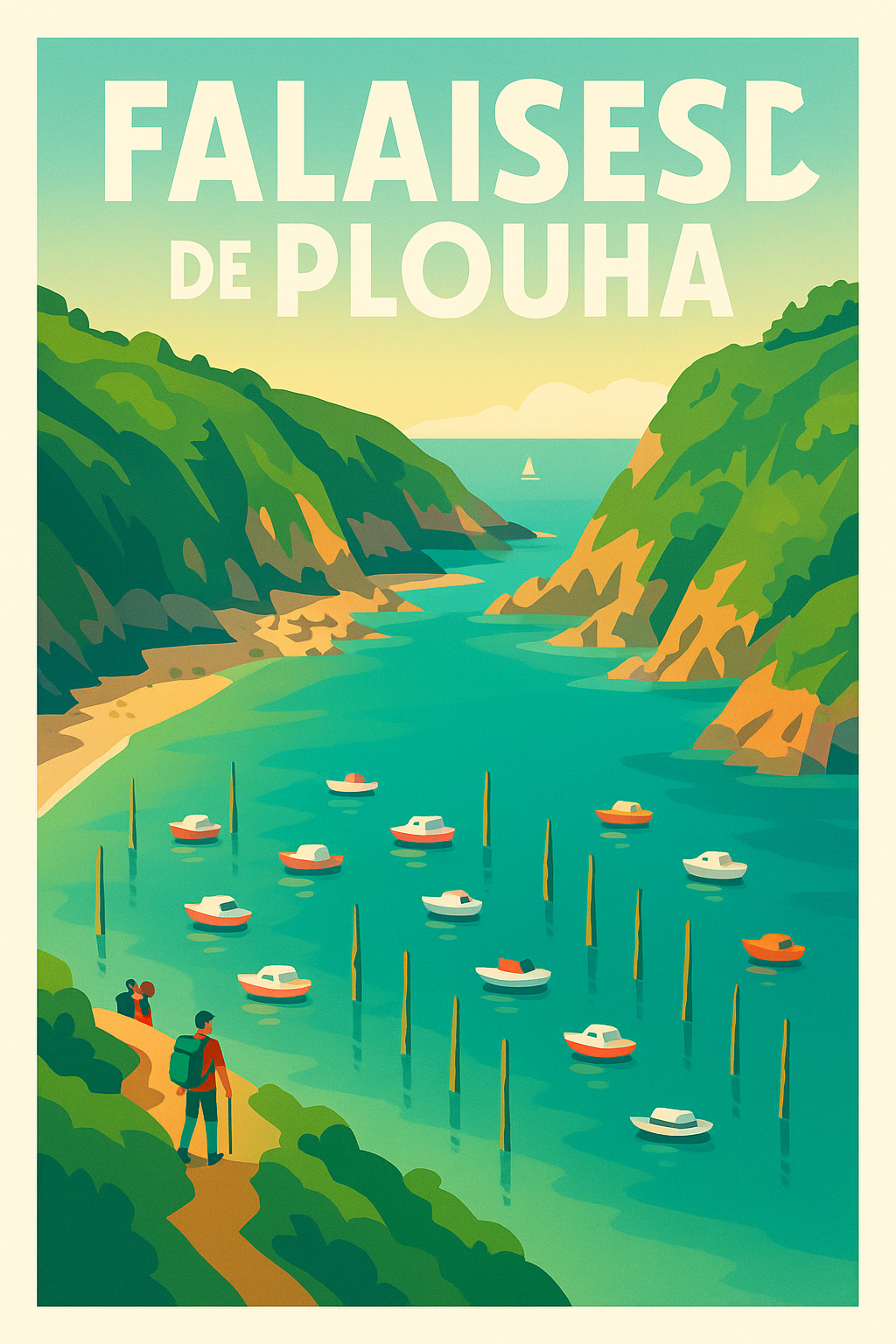 Affiche de Falaises de Plouha - L'éclat sauvage des Côtes-d'Armor