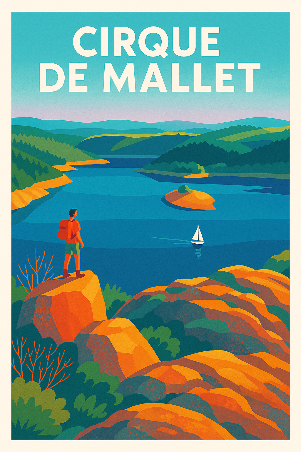 Affiche de Cirque de Mallet - L'évasion sauvage au cœur du Cantal