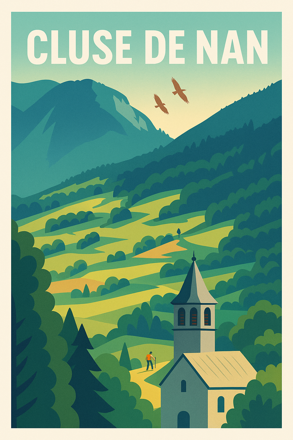 Affiche de Cluse de Nan - L'éclat sauvage du Vercors