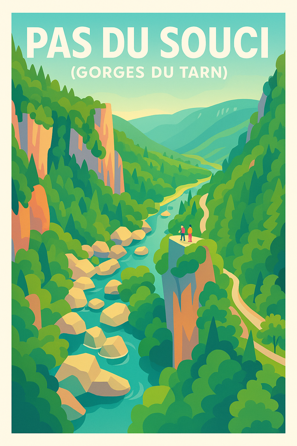 Affiche de Pas du Souci - L'éclat sauvage des Gorges du Tarn