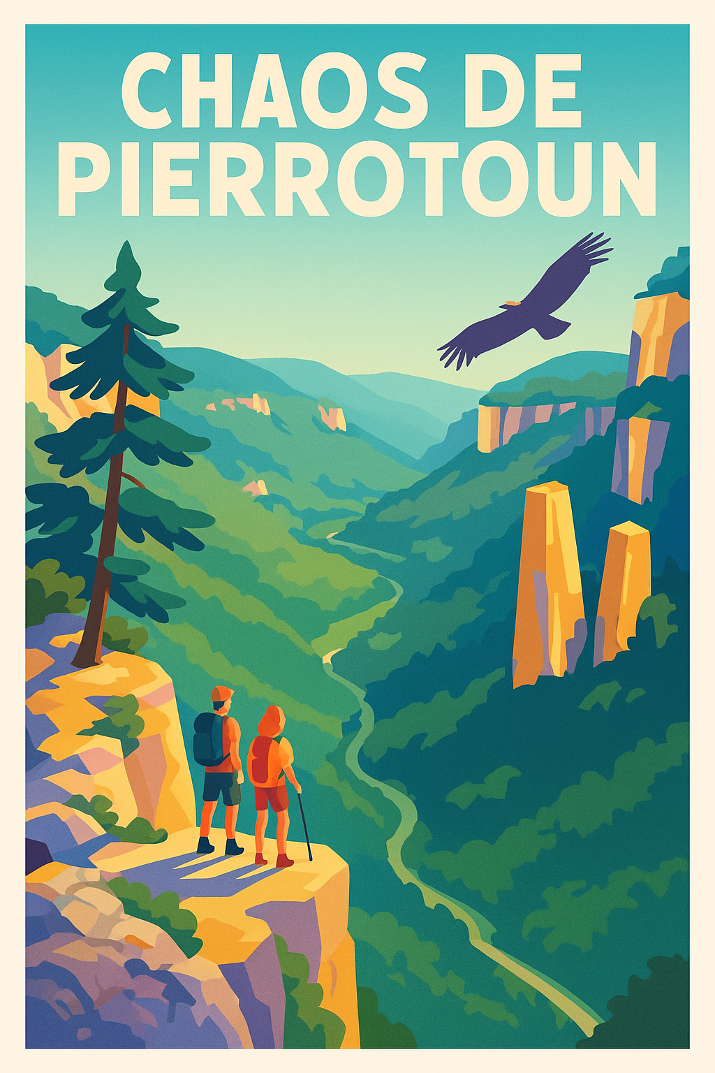 Affiche de Chaos de Pierrotoun - L’évasion sauvage au cœur des reliefs