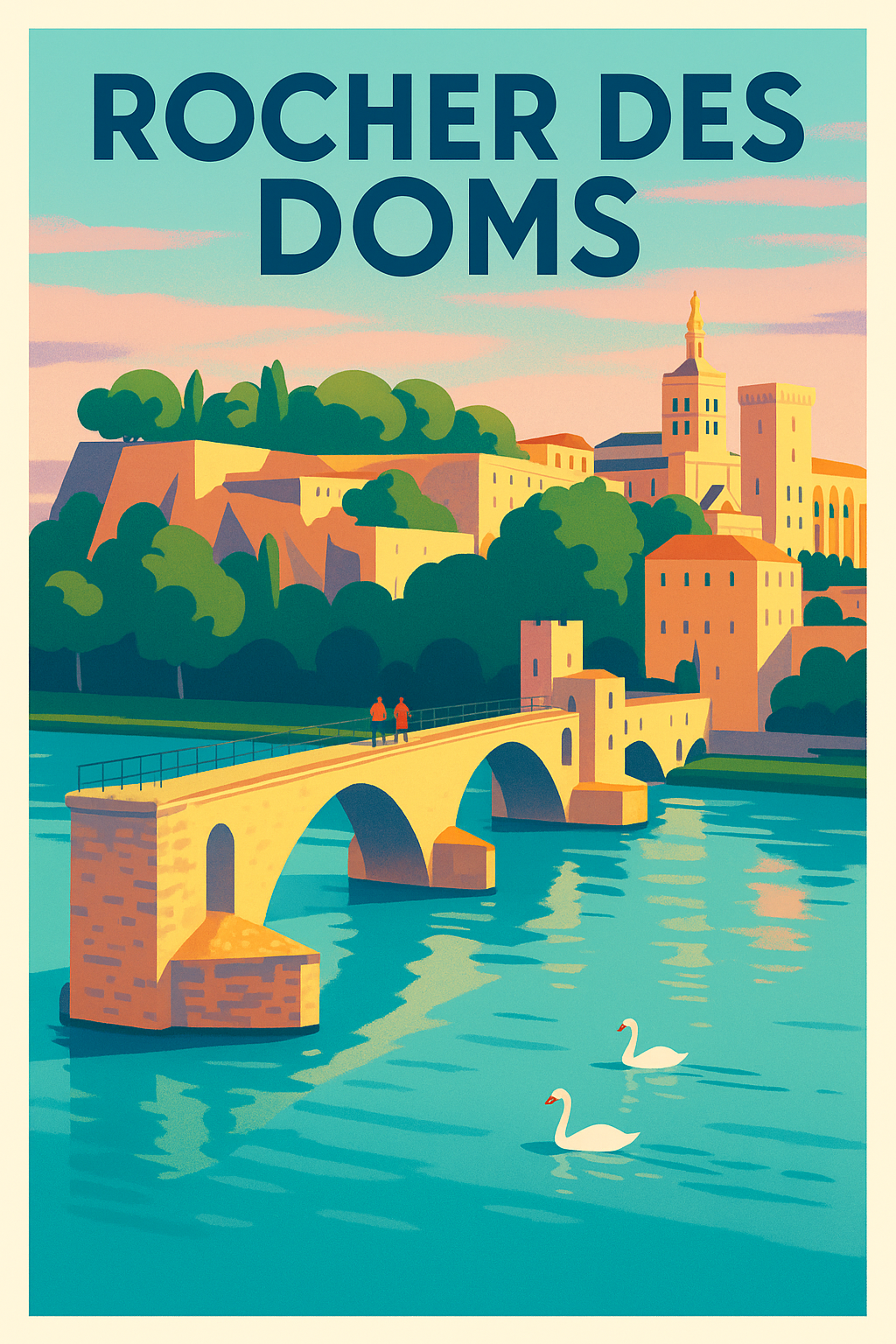 Affiche de Rocher des Doms - L'élégance historique d'Avignon chez vous