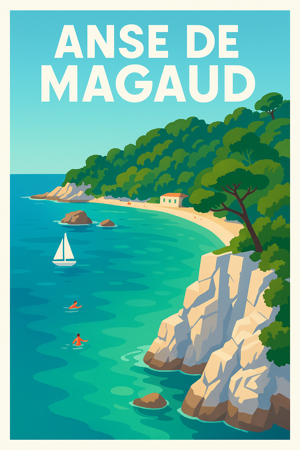 Affiche de Anse de Magaud - Un paradis secret entre mer et falaises