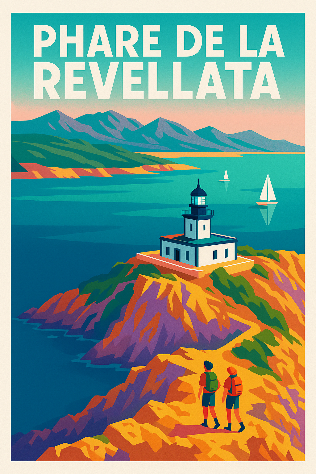 Affiche de Phare de la Revellata - L'éclat sauvage de la Corse