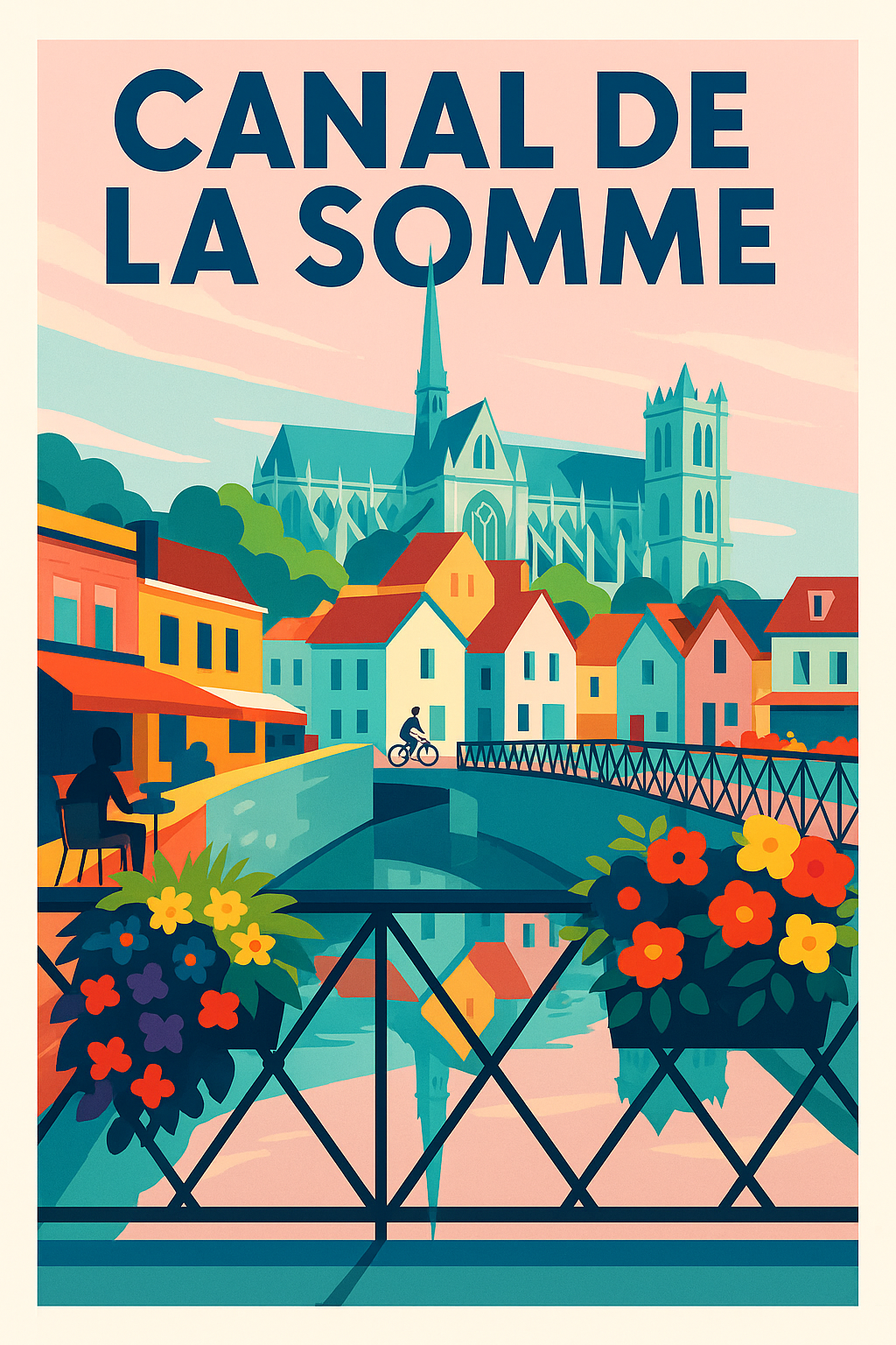 Affiche de Canal de la Somme - Échappée Belle au Cœur de la Picardie