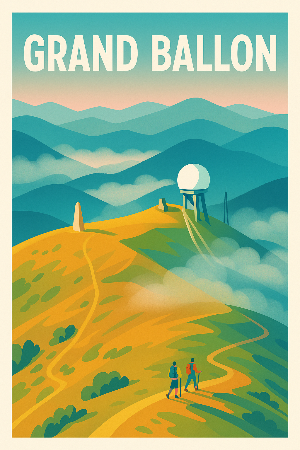 Affiche de Grand Ballon - Le sommet des Vosges dans votre salon