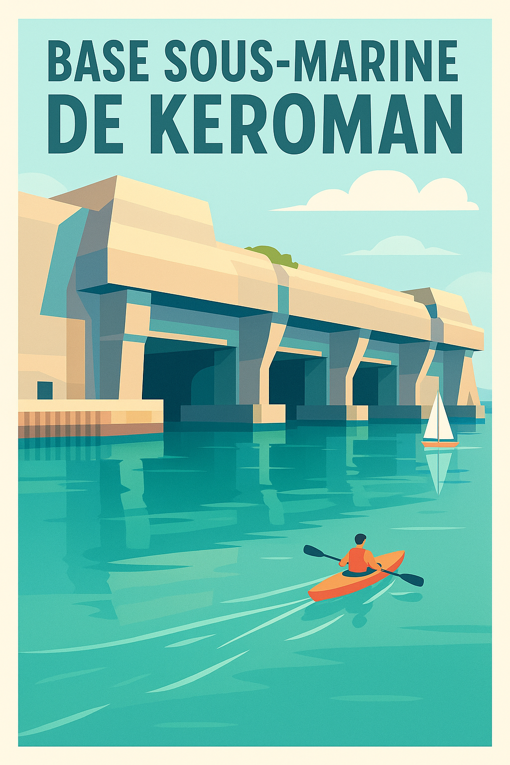 Affiche de Base sous-marine de Keroman - L'histoire monumentale de Lorient