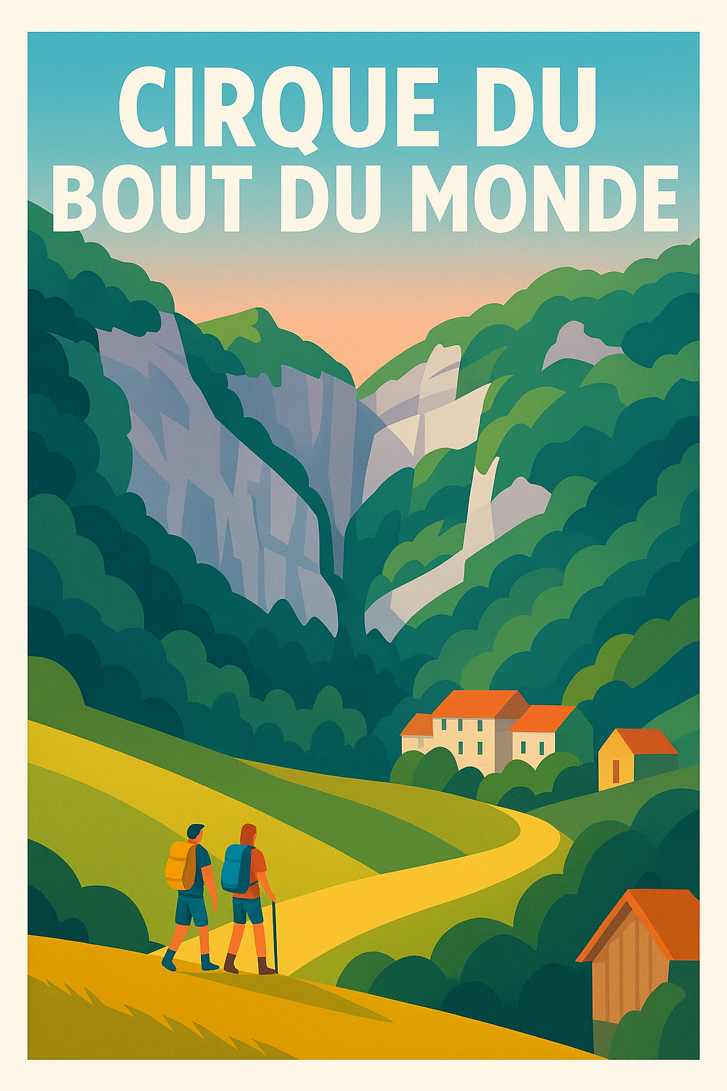 Affiche de Cirque du Bout du Monde - L'évasion naturelle au cœur des falaises