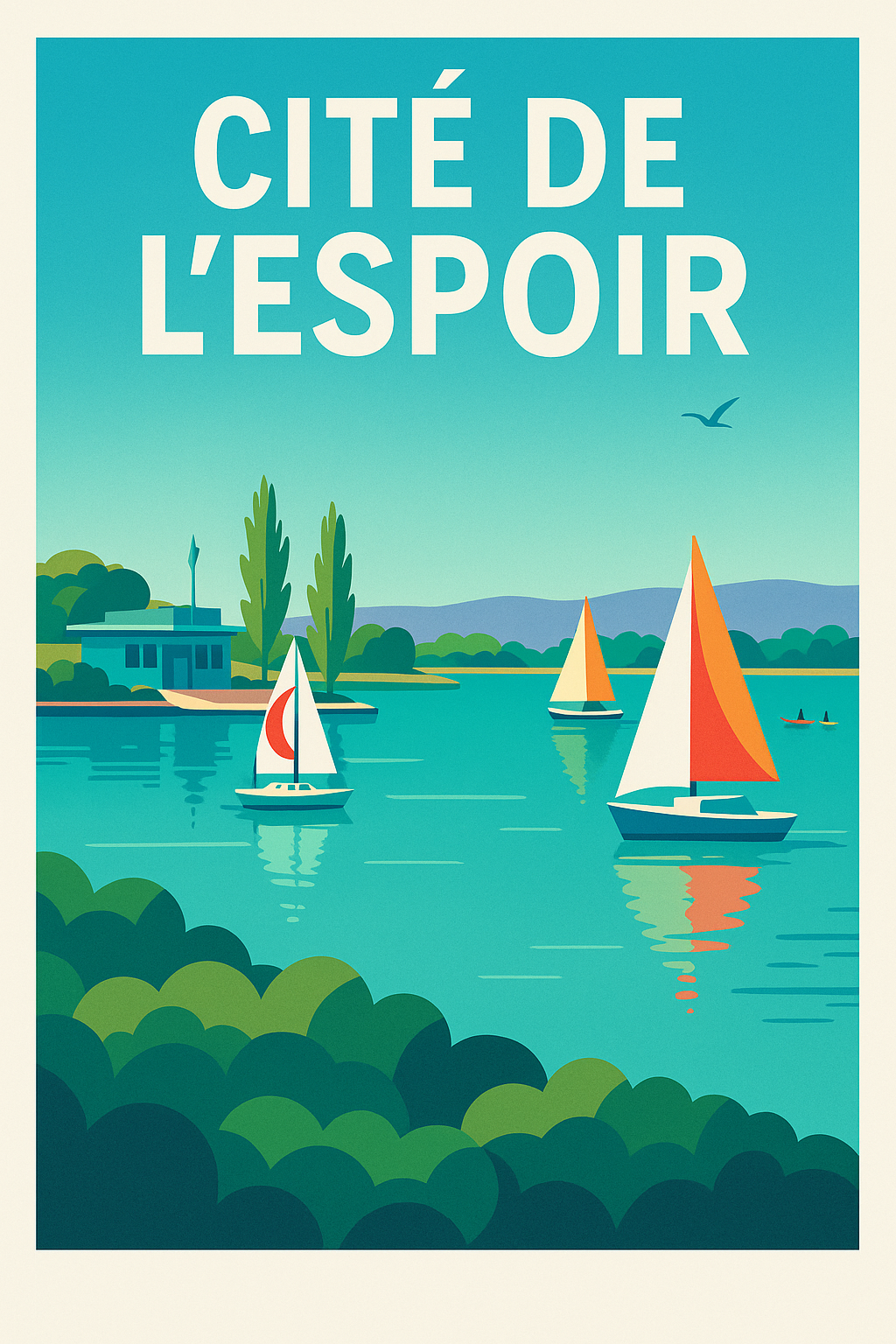Affiche de Cité de l'Espoir - L'élégance nautique au cœur de la nature