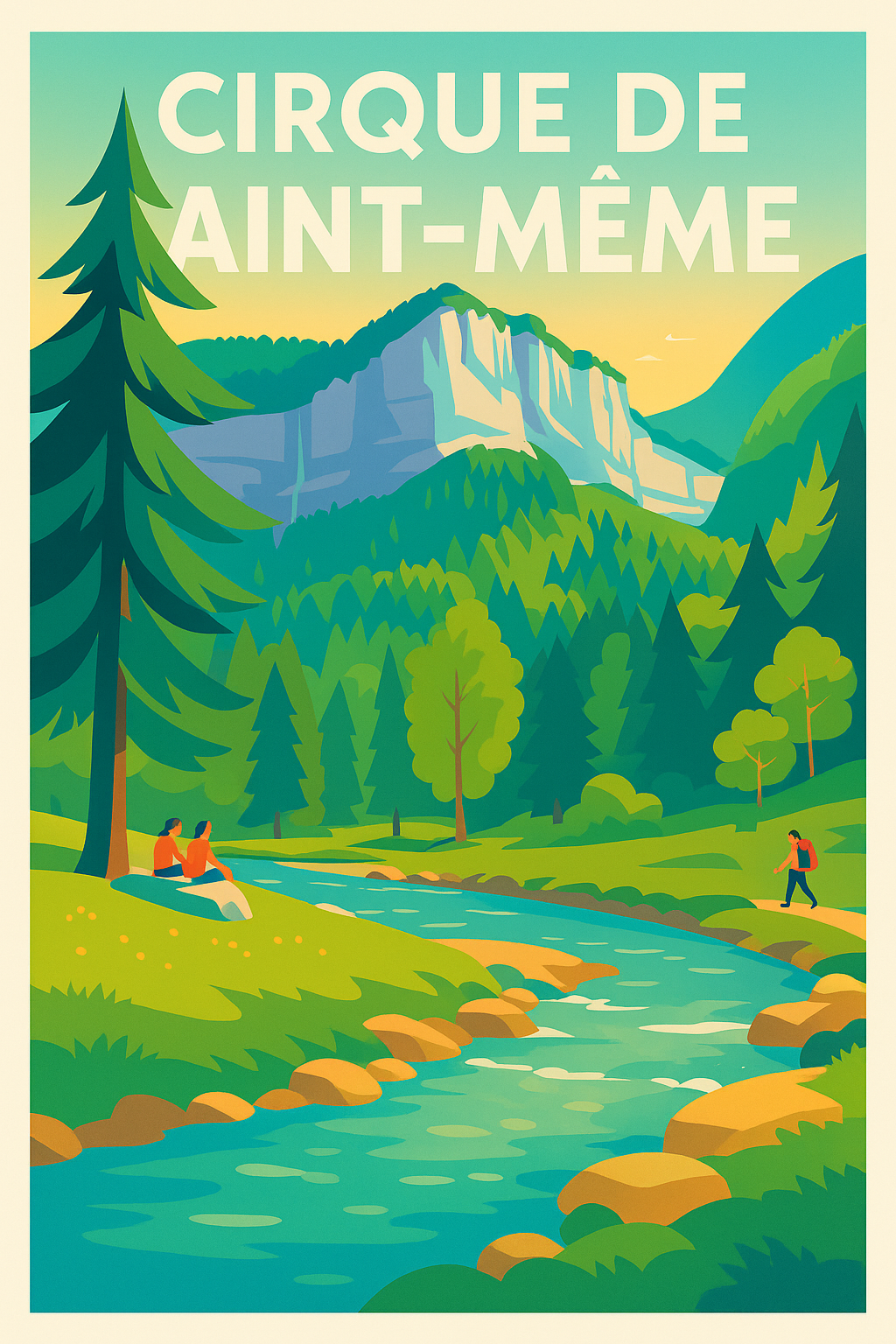 Affiche de Cirque de Saint-Même - Écrin de nature au cœur de la Chartreuse