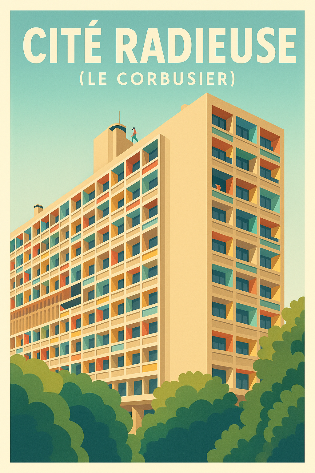 Affiche de Cité Radieuse - L'icône brutaliste de Le Corbusier chez vous