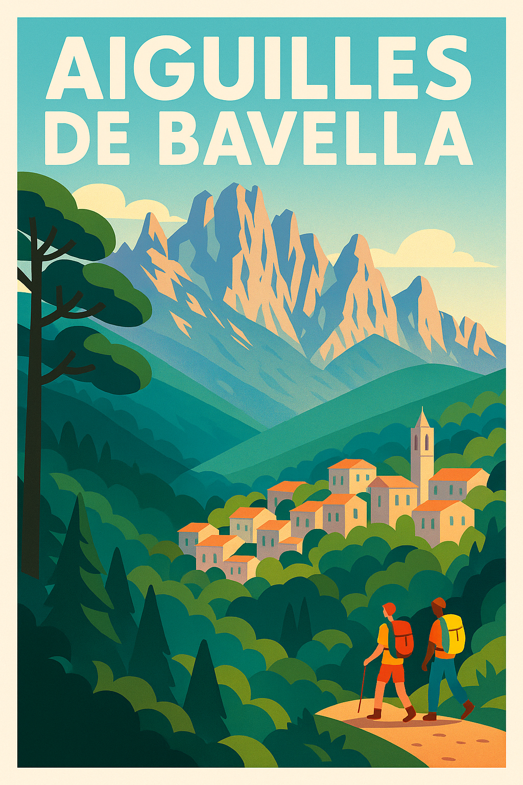 Affiche de Aiguilles de Bavella - Le sommet majestueux de la Corse