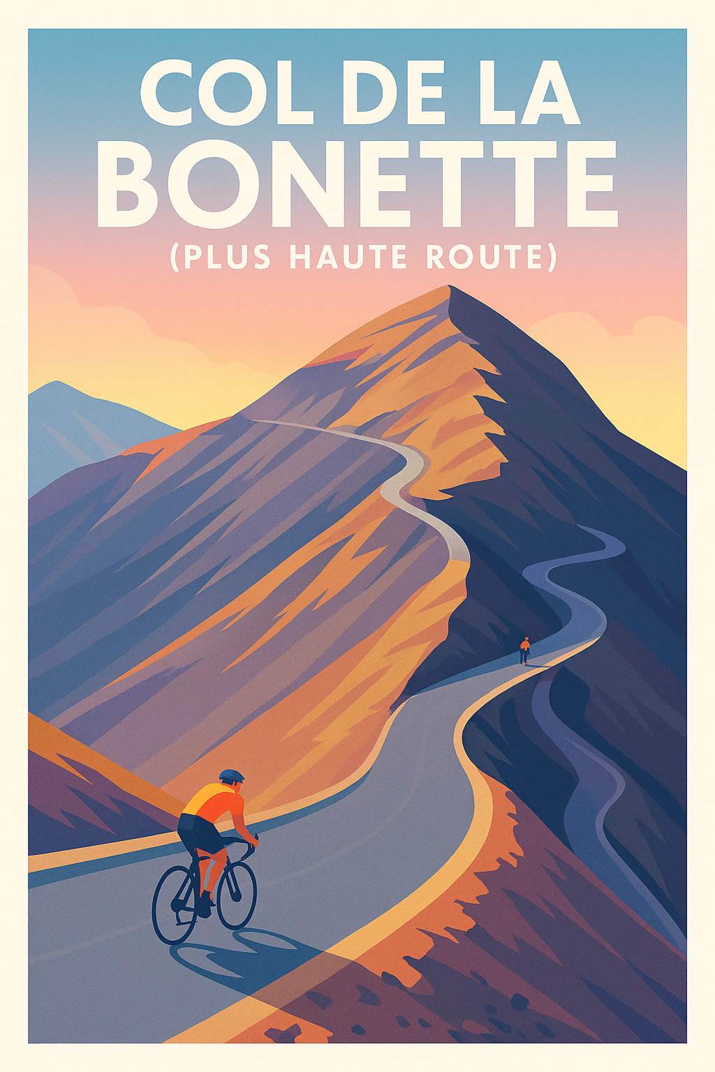 Affiche de Col de la Bonette - Dominez la plus haute route d'Europe