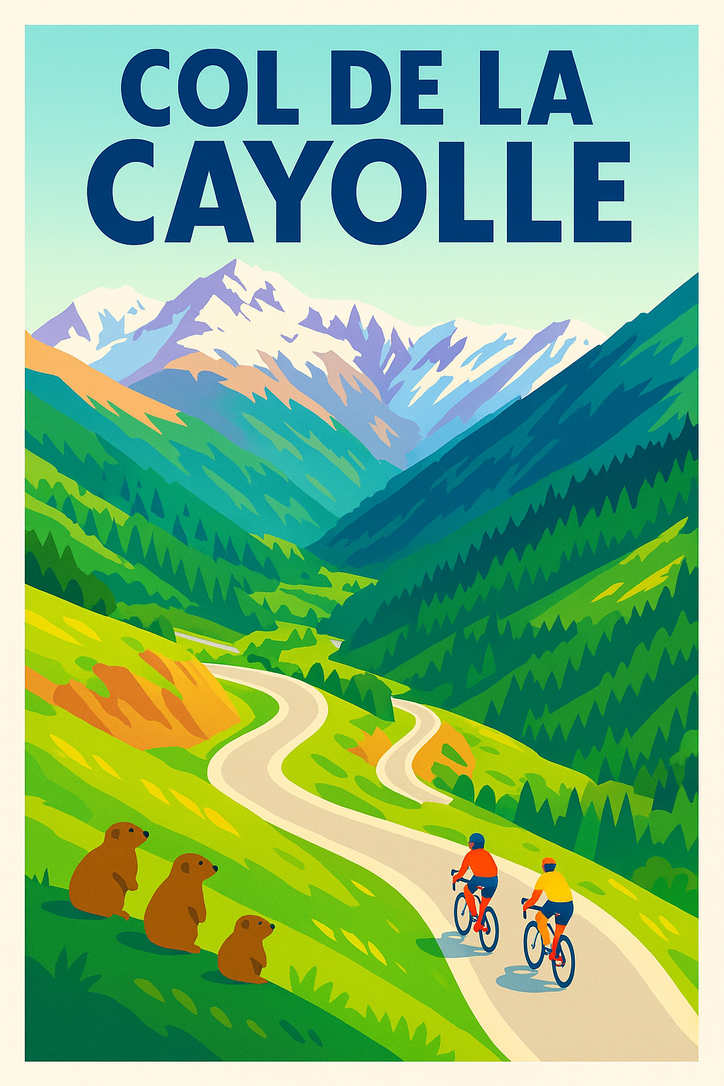 Affiche de Col de la Cayolle - L'ascension mythique au cœur du Mercantour