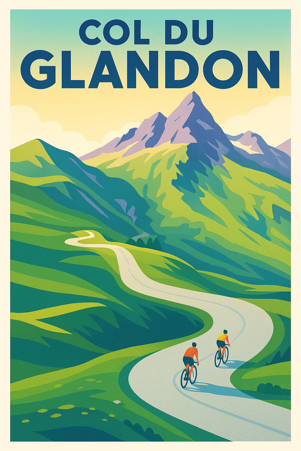 Affiche de Col du Glandon - Le sommet mythique des Alpes au cœur de votre déco