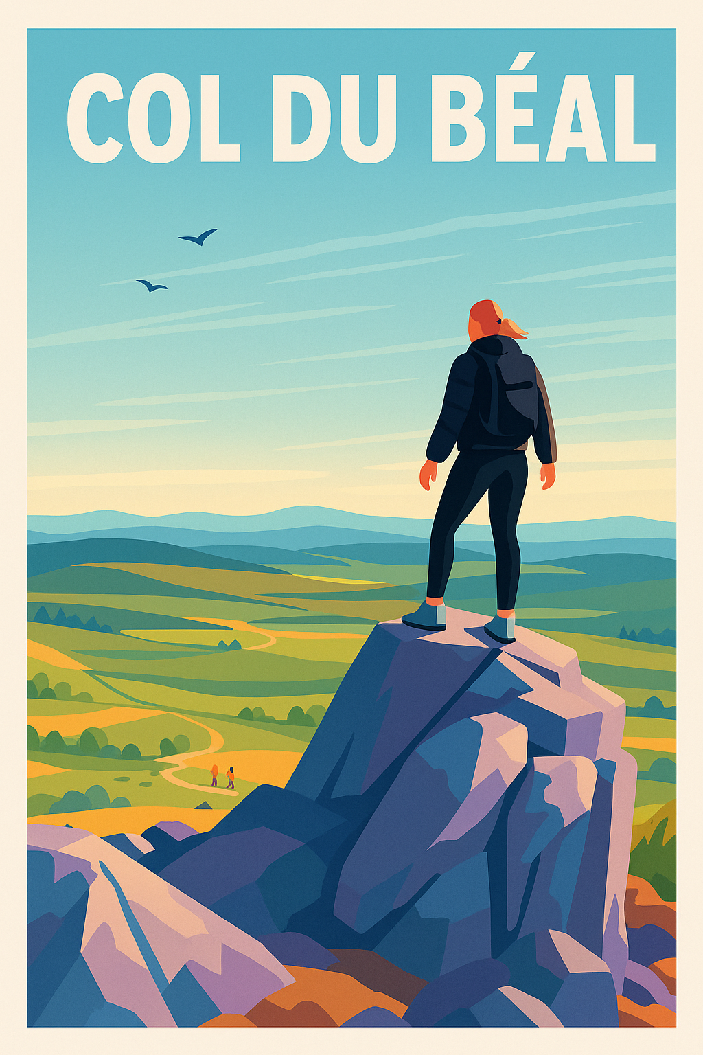 Affiche de Col du Béal - Le sommet des Monts du Forez chez vous