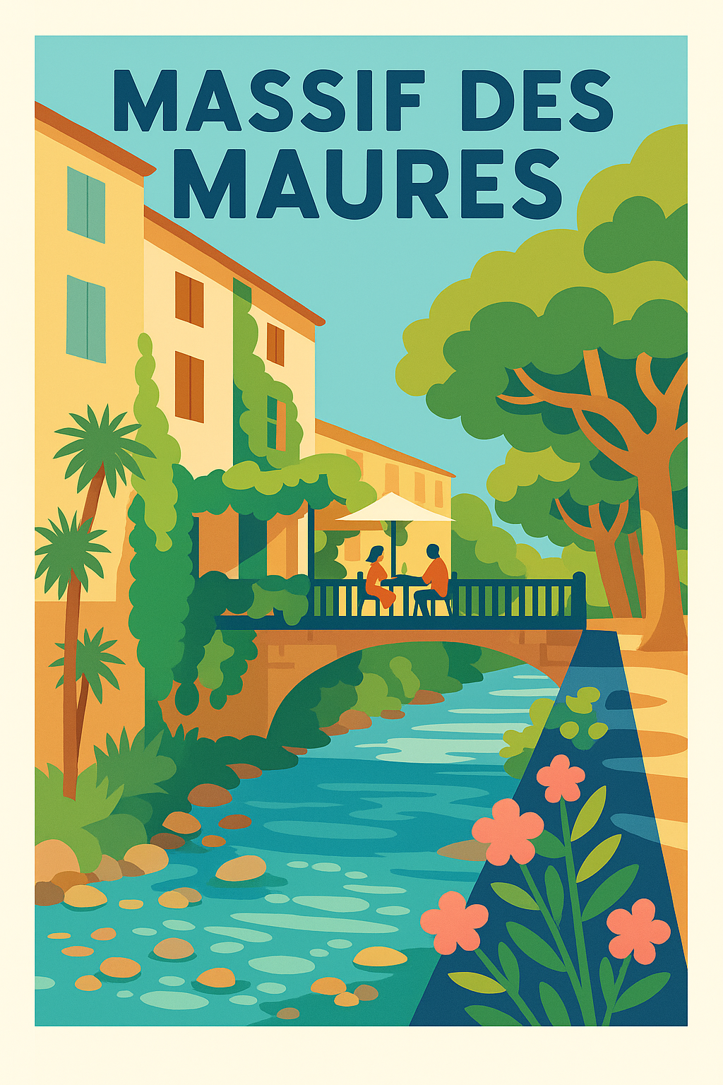 Affiche de Massif des Maures - Douceur de vivre et charme provençal