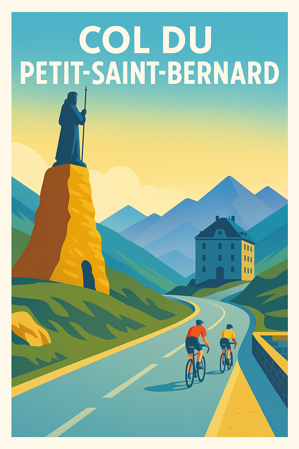Affiche de Col du Petit-Saint-Bernard - L'ascension mythique des Alpes