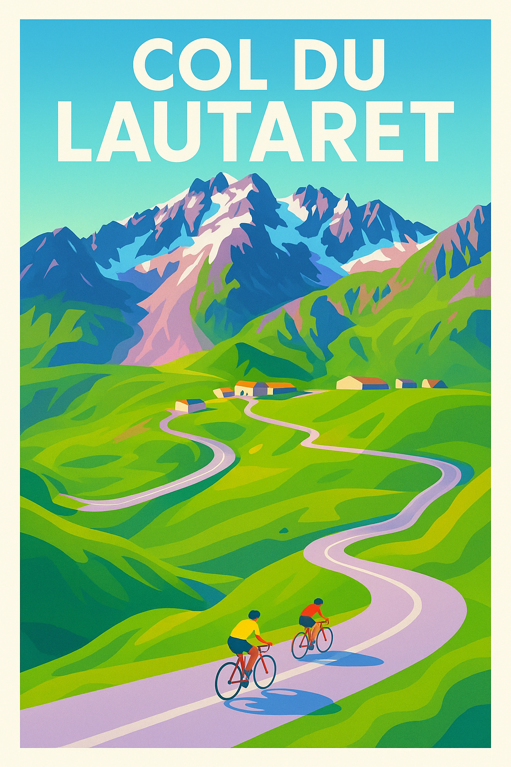 Affiche de Col du Lautaret - L'ascension légendaire au cœur des Alpes