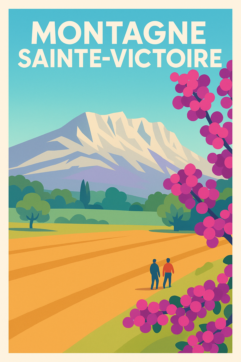 Affiche de Montagne Sainte-Victoire - L'éclat de la Provence dans votre intérieur